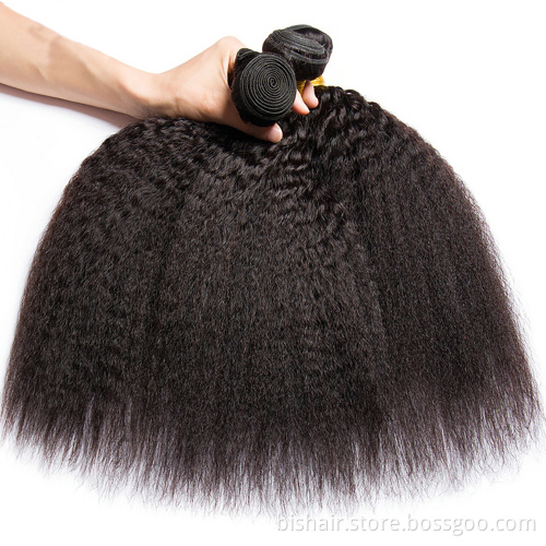 Peruvian curly hair straight closed natural black4B 4Chair extension wig wig yaki straight hair wholesaler volume 100%human hair